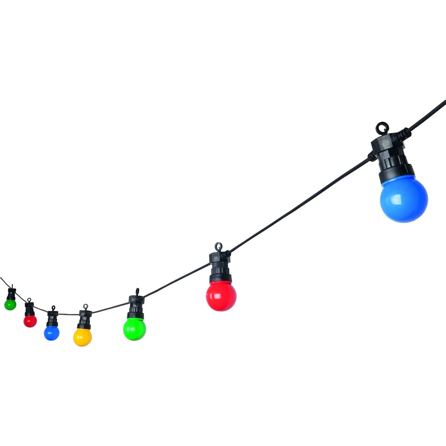 GardenLine LED Party-Lichterkette 10,5 M Farbig 1 GardenLine LED Party-Lichterkette 10,5 M Farbig