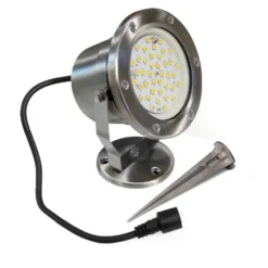 Easy Connect LED-Strahler Alu Warmweiss 2 M IP68 / 10 W