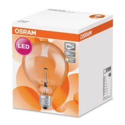 Osram LED-Leuchtmittel Globeform G125 Filament E27 Warmweiss 40 W / 470 Lm -Lampen & Leuchten affär 100456 3