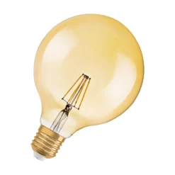 Osram LED-Leuchtmittel 1906 Globeform Filament E27 Gold Warmweiss 35 W / 410 Lm