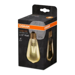 Osram LED-Leuchtmittel 1906 Edisonform Filament E27 Gold Warmweiss 35 W / 410 Lm -Lampen & Leuchten affär 100479 3
