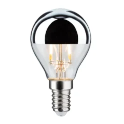 Paulmann LED-Leuchtmittel Tropfen Kopfspiegel E14 Silber 2,6 W