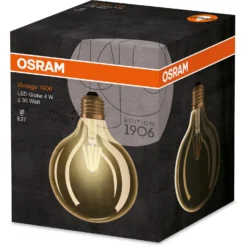 Osram LED-Leuchtmittel 1906 Globeform Filament E27 Gold Warmweiss 35 W / 410 Lm 14 Osram LED-Leuchtmittel 1906 Globeform Filament E27 Gold Warmweiss 35 W / 410 Lm -Lampen & Leuchten affär 101619 3