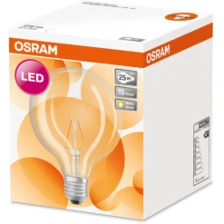 Osram LED-Leuchtmittel Globeform G125 Filament E27 Warmweiss 25 W / 250 Lm 9 Osram LED-Leuchtmittel Globeform G125 Filament E27 Warmweiss 25 W / 250 Lm -Lampen & Leuchten affär 102585 2