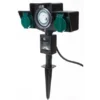 Max Hauri Gartenspiess 2 X Typ13 Mit Timer IP44 Schwarz-Grün