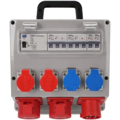 Steffen Power Safety Box Steckdosenverteiler Bestückt IP44 / 32 A / 370 X 280 X 120mm