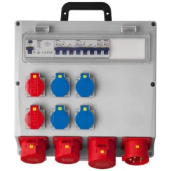 Steffen Power Safety Box-Steckdosenverteiler 470 X 380 X 130 Mm 32 A Bestückt