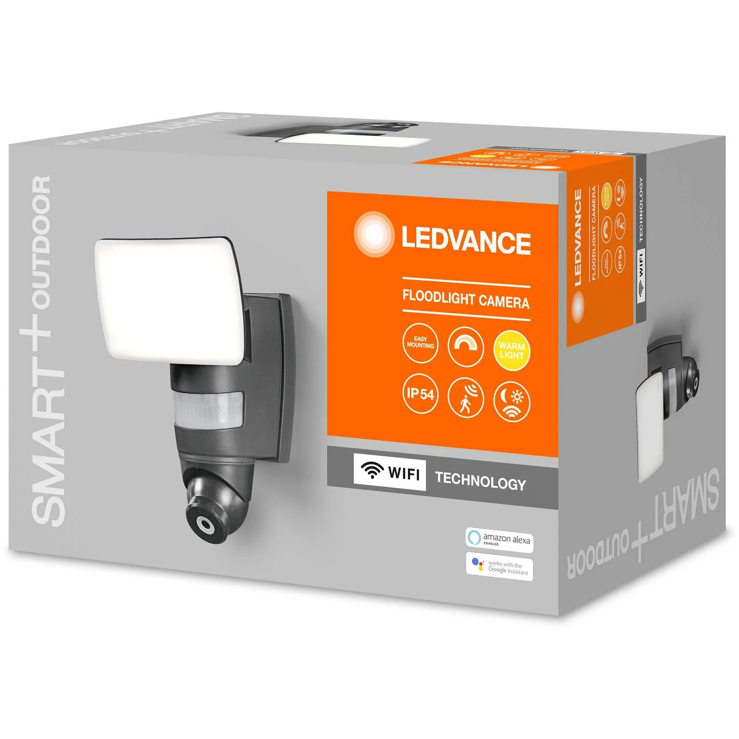 Ledvance Smart+ Wifi LED-Flutlicht Mit Kamera Warmweiss 24W 1800lm Dimmbar Dunke 2 Ledvance Smart+ Wifi LED-Flutlicht Mit Kamera Warmweiss 24W 1800lm Dimmbar Dunke – Bild 2