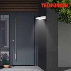 Telefunken LED-Aussenleuchte Bergen Weiss 10 W -Lampen & Leuchten affär 127828 3