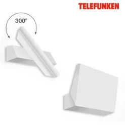 Telefunken LED-Aussenleuchte Bergen Weiss 10 W -Lampen & Leuchten affär 127828 4