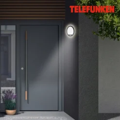 Telefunken LED-Aussenleuchte Nizza Mit Sensor Schwarz 15 W -Lampen & Leuchten affär 127837 3