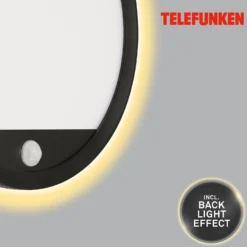 Telefunken LED-Aussenleuchte Nizza Mit Sensor Schwarz 15 W -Lampen & Leuchten affär 127837 5