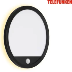 Telefunken LED-Aussenleuchte Nizza Mit Sensor Schwarz 15 W -Lampen & Leuchten affär 127837 8