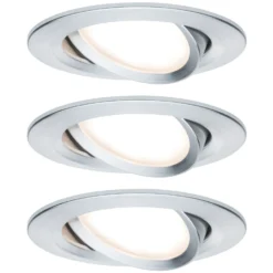 Paulmann LED-Einbauleuchte Set Nova Coin Schwenkbar 3 X 6,5 W -Lampen & Leuchten affär 129190 2