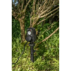 Steckdosen-Erdpfahl 2 X Typ13 Mit Timer IP44 / 3 M