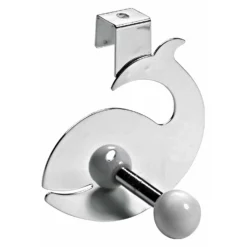Hettich Türhängehaken Chrom Weiss Wal
