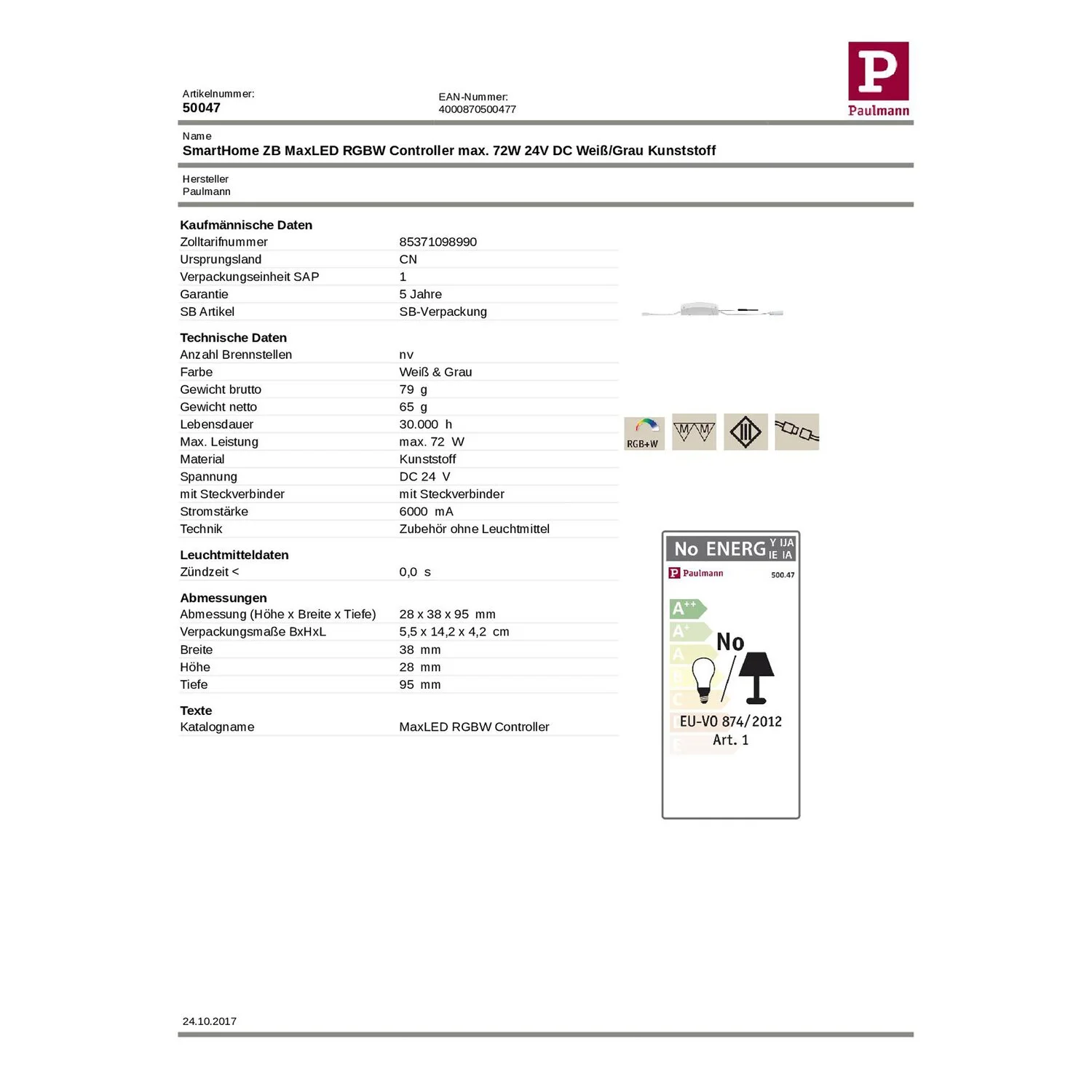 Paulmann LED-Reflektor GU10 Matt Chrom 2'700 K / 7 W 4 Paulmann LED-Reflektor GU10 Matt Chrom 2'700 K / 7 W – Bild 4