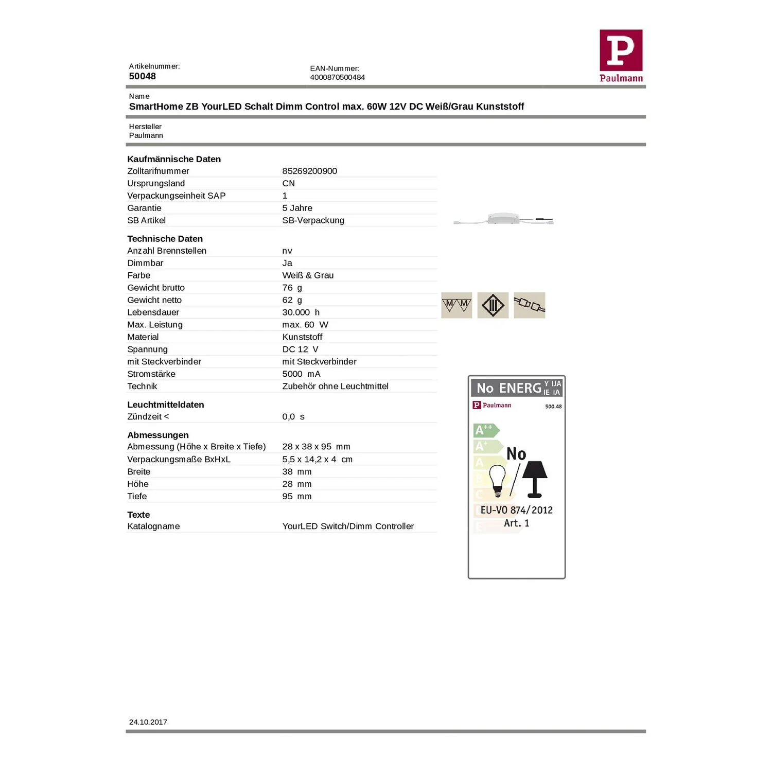 Paulmann LED-Leuchtmittel GU5.3 Matt Chrom 6,5 W / 2'700 K 4 Paulmann LED-Leuchtmittel GU5.3 Matt Chrom 6,5 W / 2'700 K – Bild 4