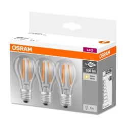 Osram LED-Leuchtmittel Base Glühlampenform Filament E27 Warmweiss 60 W / 806 Lm -Lampen & Leuchten affär 142345 2