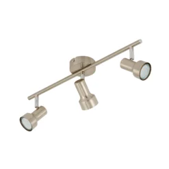 Briloner LED Deckenleuchte Matt-nickel 3 X LED / GU10 / 3 W