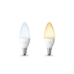 Philips Hue LED-Lampe E14 / 6 W / 470 Lm / Weiss 2 Stk.