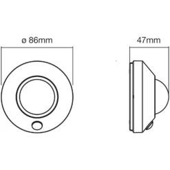 Ledvance LED-Nachtlicht Nightlux Ceiling White Kaltweiss Bewegungssensor Tag-Nac 12 Ledvance LED-Nachtlicht Nightlux Ceiling White Kaltweiss Bewegungssensor Tag-Nac -Lampen & Leuchten affär 143086 4