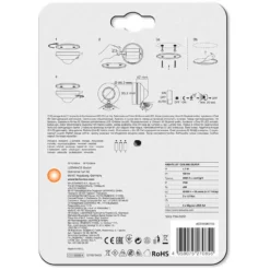 Ledvance LED-Nachtlicht Nightlux Ceiling Silver Kaltweiss Bewegungssensor Tag-Na 10 Ledvance LED-Nachtlicht Nightlux Ceiling Silver Kaltweiss Bewegungssensor Tag-Na -Lampen & Leuchten affär 143087 3