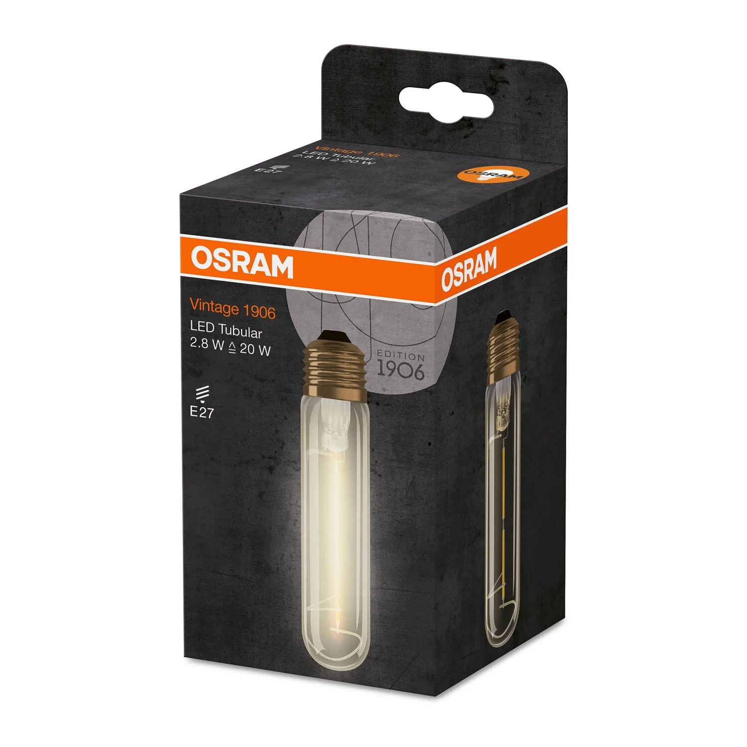 Osram LED-Leuchtmittel 1906 Tubular Filament E27 Gold Warmweiss 20 W / 200 Lm 3 Osram LED-Leuchtmittel 1906 Tubular Filament E27 Gold Warmweiss 20 W / 200 Lm – Bild 3
