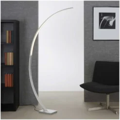 Brilo LED-Stehleuchte Pin Aluminiumfarben 19 W -Lampen & Leuchten affär 143236 6