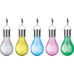 Solar-Hängeleuchte Diverse Farben 5 Stk.