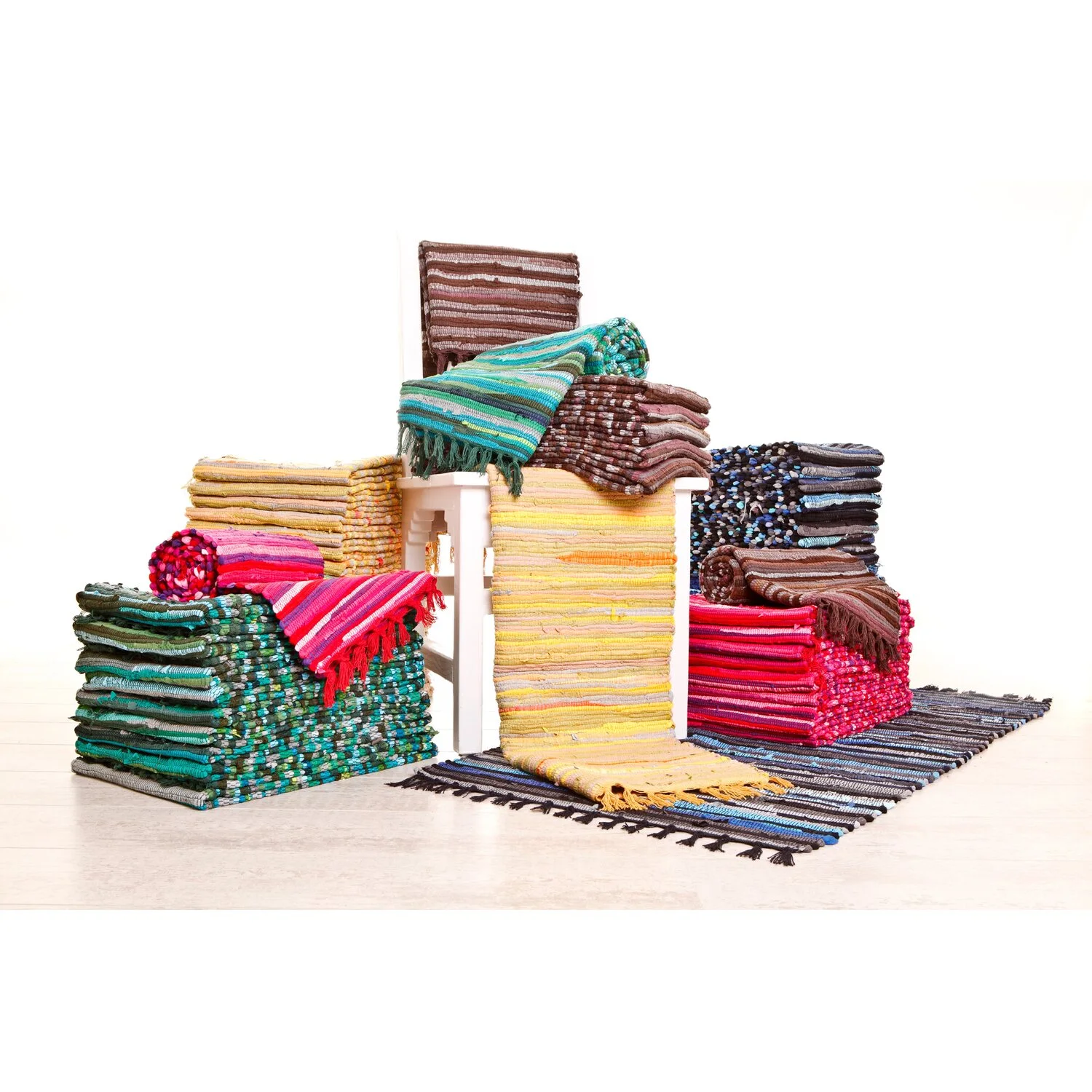 Baumwoll-Läufer Alabama Rot 60 X 120 Cm 3 Baumwoll-Läufer Alabama Rot 60 X 120 Cm – Bild 3