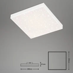 Briloner LED-Panel Frameless CCT Weiss 29,5 X 29,5 Cm / 15 W / 1'600 Lm -Lampen & Leuchten affär 152021 6