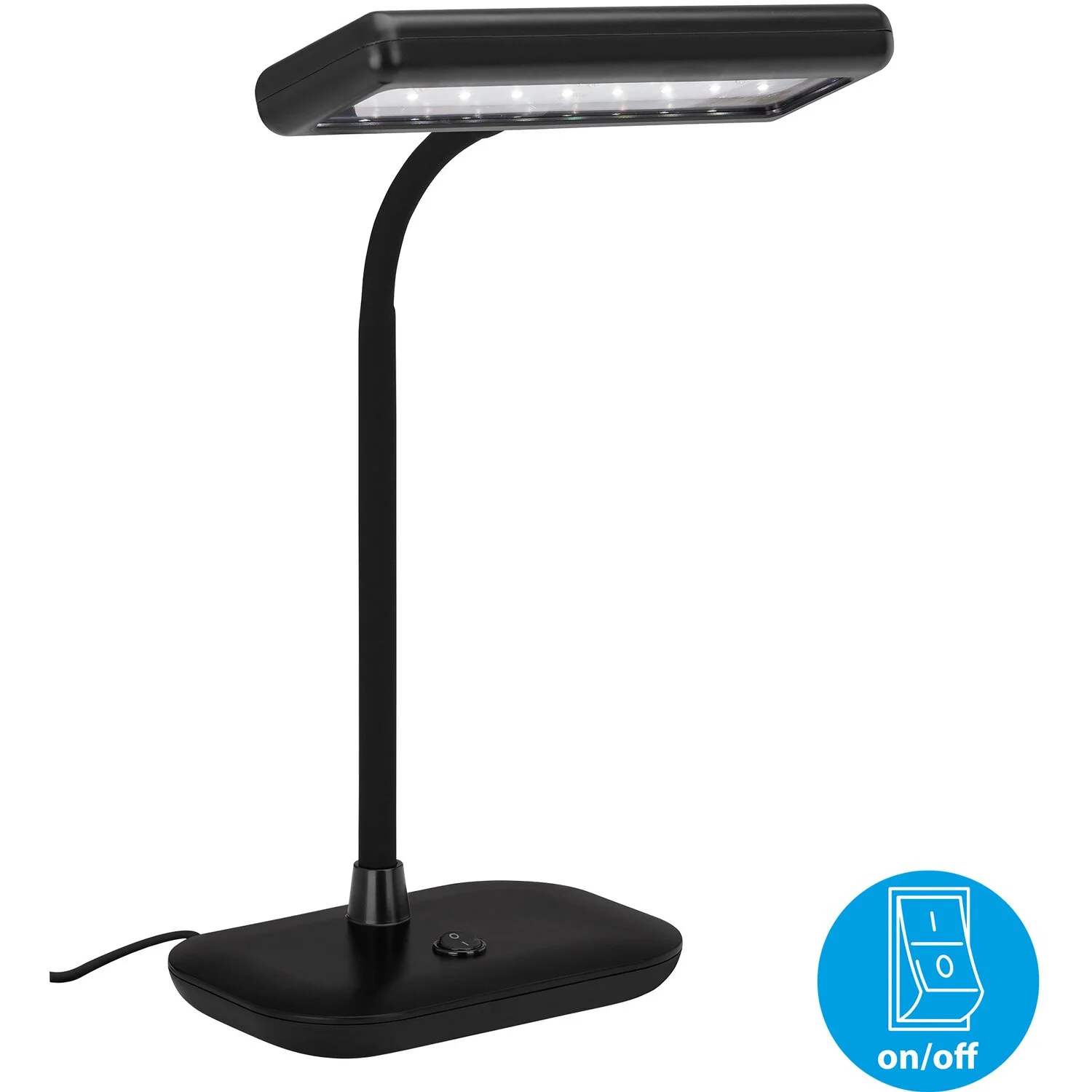 Brilo LED-Tischleuchte Daylight Schwarz 7,5 W 2 Brilo LED-Tischleuchte Daylight Schwarz 7,5 W – Bild 2