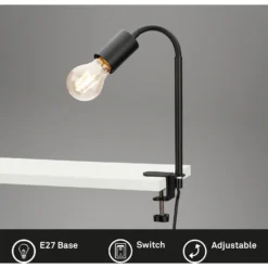 Briloner Klemmleuchte Krampo E27 Schwarz 15 Briloner Klemmleuchte Krampo E27 Schwarz -Lampen & Leuchten affär 157149 2