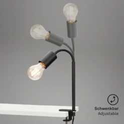 Briloner Klemmleuchte Krampo E27 Schwarz 19 Briloner Klemmleuchte Krampo E27 Schwarz -Lampen & Leuchten affär 157149 4