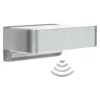 Steinel LED-Aussenleuchte L810 Mit Bewegungsmelder Silber 9,8 W
