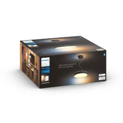 Philips Hue LED-Pendelleuchte Enrave White Ambiance Schwarz 3'300 Lm / Ø 43 Mm -Lampen & Leuchten affär 175537 2