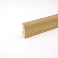 Praktikus Sockelleiste Clipfix B Furniert Eiche Hell 19 X 38 Mm / Länge 2,5 M