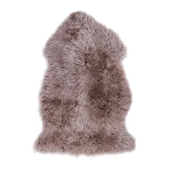 Luxor Schaffell Echtfell Taupe Ca. 60 X 85 Cm