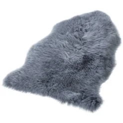 Andiamo Schaffell Echtfell Dunkelgrau Ca. 60 X 85 Cm
