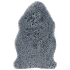 Andiamo Schaffell Echtfell Dunkelgrau Ca. 60 X 85 Cm -Lampen & Leuchten affär 183958 2