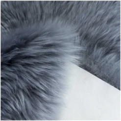 Andiamo Schaffell Echtfell Dunkelgrau Ca. 60 X 85 Cm -Lampen & Leuchten affär 183958 4