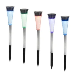 Globo LED-Solarleuchte Erdspiess 0,06 W 5er-Set