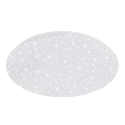 Brilo LED-Deckenleuchte Sternendekor Weiss 40 W / 4'000 Lm Inkl. Fernbedienung