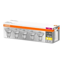 Osram LED-Leuchtmittel Base Reflektor PAR16 GU10 Warmweiss 50 W / 350 Lm / 5er-P -Lampen & Leuchten affär 184511 3