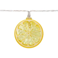 Solar-Lichterkette Zitrone / Gesamtlänge Ca. 3,5 M