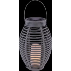 Globo LED-Solaraussenleuchte Mit Feuereffekt Kunststoff Grau 0,06 W/ 3'000 K 12 Globo LED-Solaraussenleuchte Mit Feuereffekt Kunststoff Grau 0,06 W/ 3'000 K -Lampen & Leuchten affär 188171 5