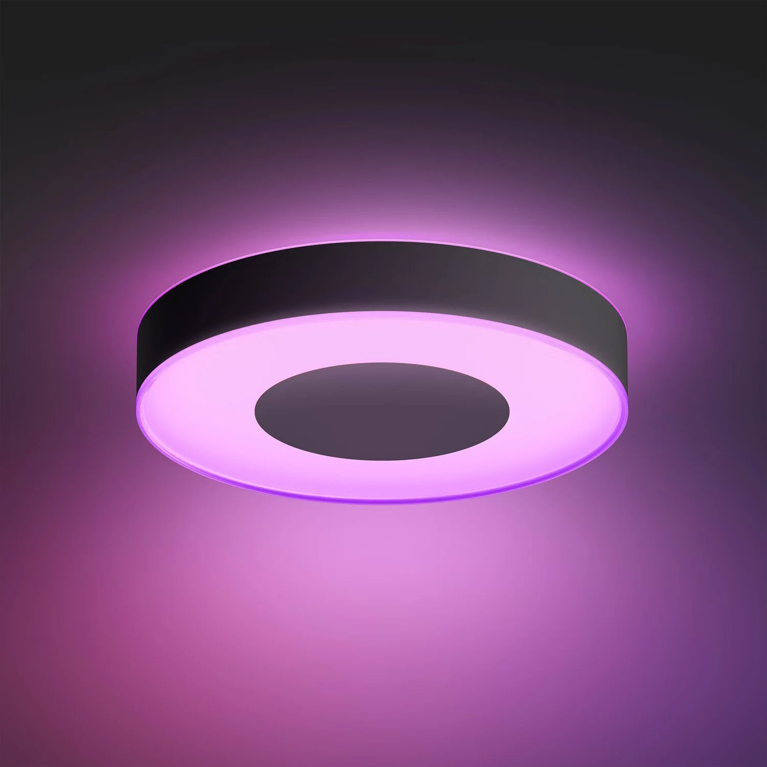 Philips Hue White & Color Ambiance LED-Deckenleuchte Infuse Schwarz 52,5 W 8 Philips Hue White & Color Ambiance LED-Deckenleuchte Infuse Schwarz 52,5 W – Bild 8