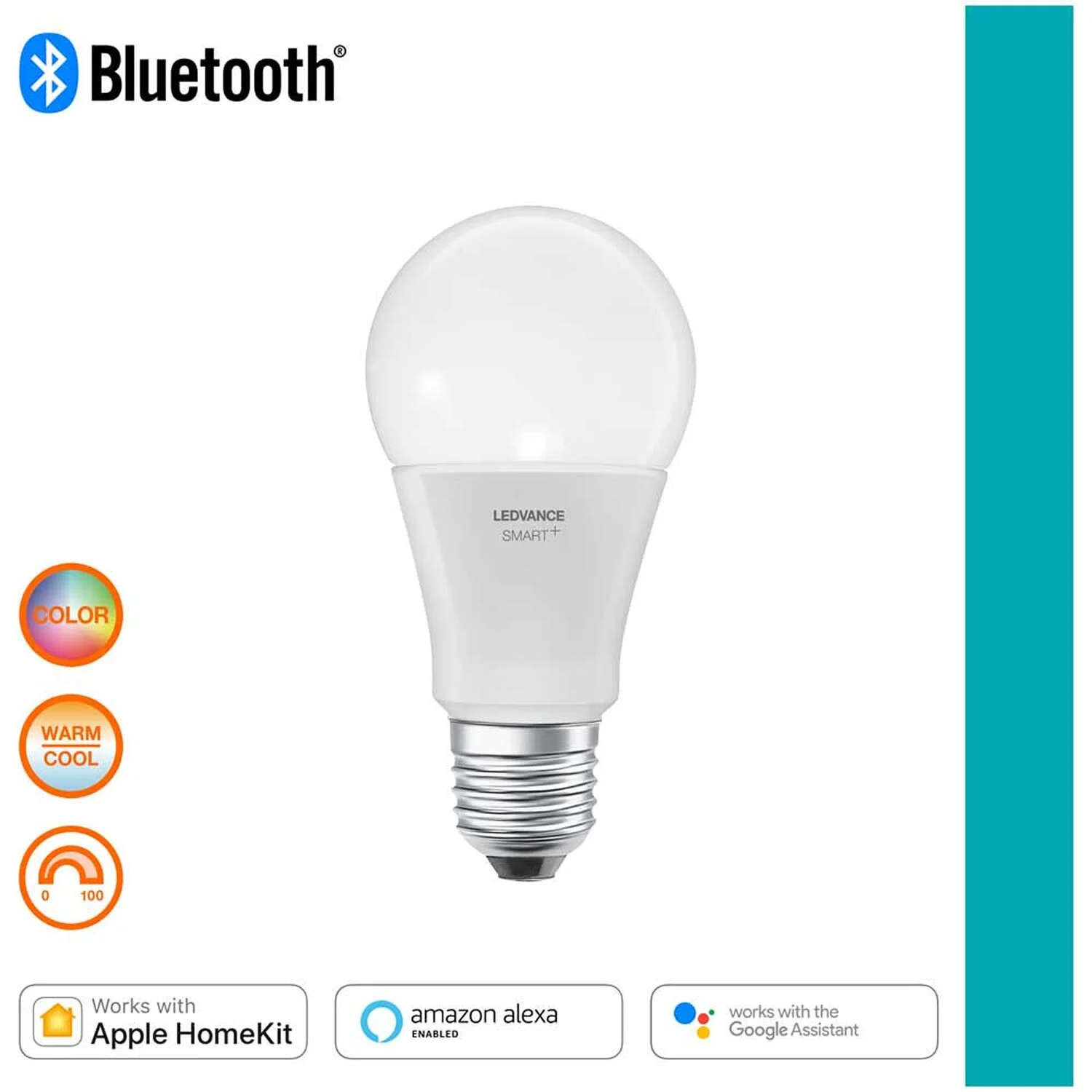 Ledvance Smart+ Bluetooth LED-Leuchtmittel Glühlampenform E27 Dimmbar RGBW 60 W 10 Ledvance Smart+ Bluetooth LED-Leuchtmittel Glühlampenform E27 Dimmbar RGBW 60 W – Bild 10