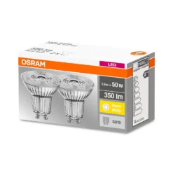 Osram LED-Leuchtmittel Base Reflektor PAR16 GU10 Warmweiss 50 W / 350 Lm / 2er-P -Lampen & Leuchten affär 203927 2